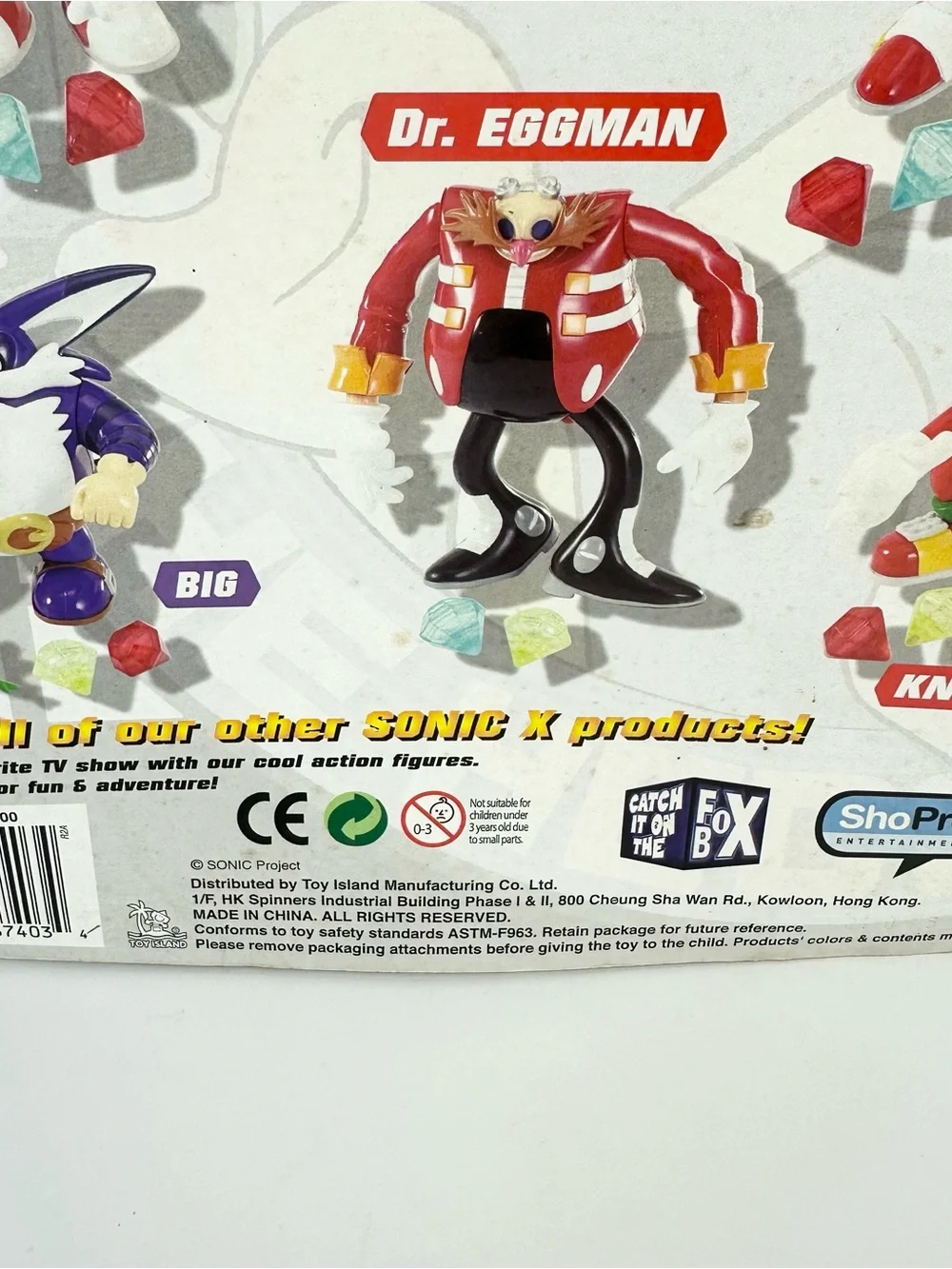 Vintage Sonic X Tails Action Figure with Accessories – Original Packaging